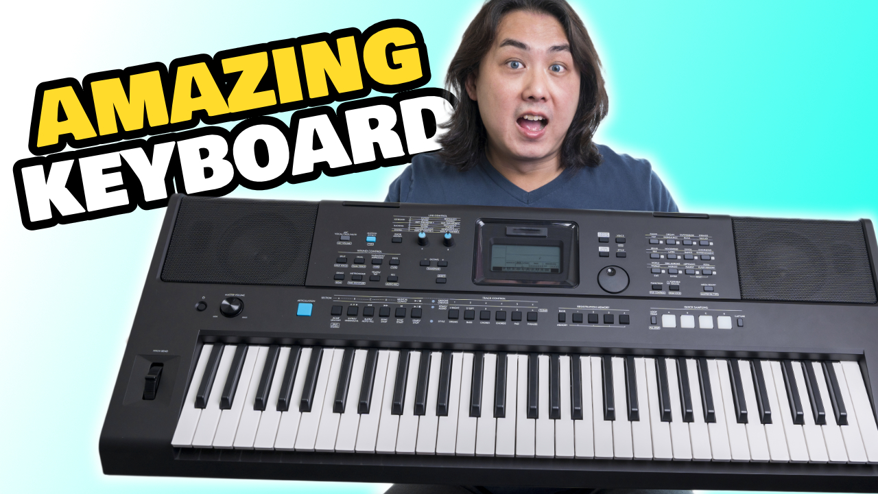 Watch Owner Review Yamaha Beginner Keyboard PSR-E473 on Amazon Live